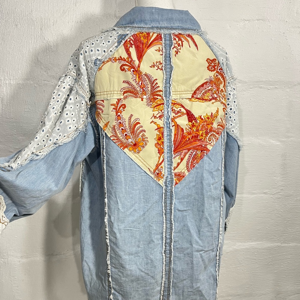 POL PATCHWORK BUTTON SHIRT - image 14